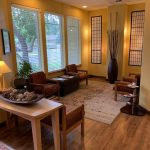 The patient waiting area at {PRACTICE_NAME}